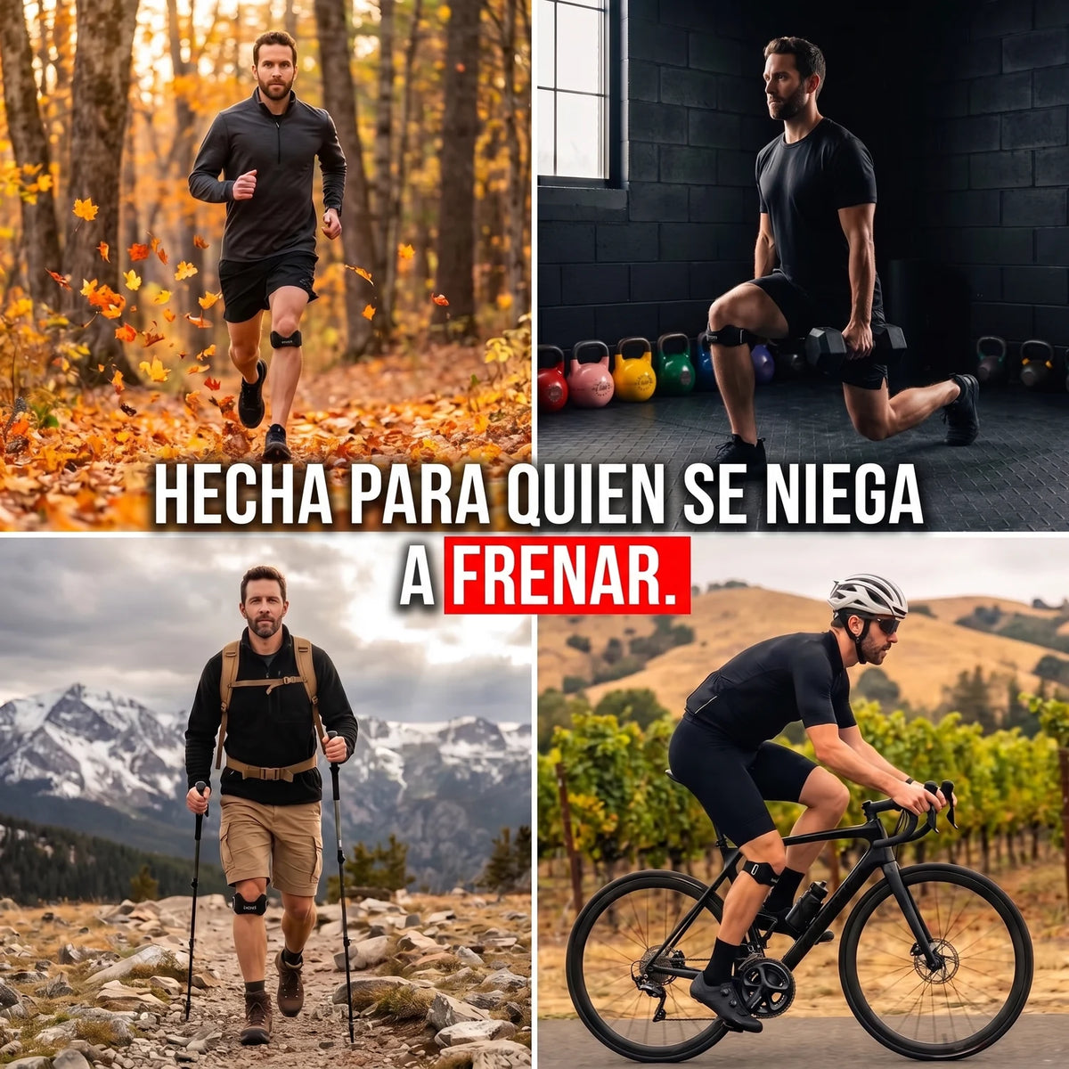 Hecha para quien se niega a frenar: correr, gimnasio, senderismo y ciclismo con la correa Aniloa