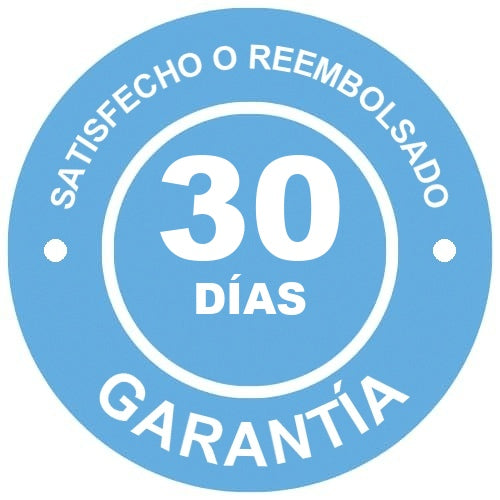 Garantía de satisfacción o devolución de 30 días